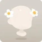 ちょこんと野苺の花