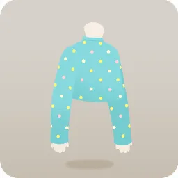 イースターカラフルドットトップス
