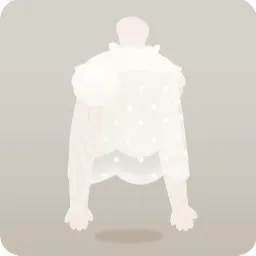 庭小人のチュールブラウス