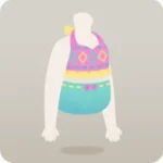 ボヘミアン柄水着セットアップ