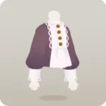レース付きブラウス・ボルドー