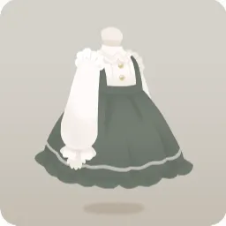 シンプルロリイタワンピ・グリーン