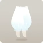 ふんわりシルエットの妖精ズボン