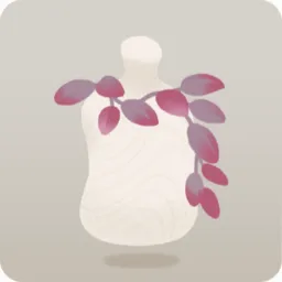 植物のマフラー・赤