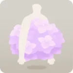 紫陽花の服