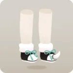 黒いシューズ