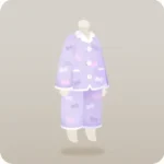 リボン柄のパジャマ