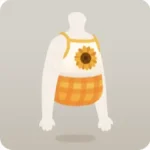 ひまわり柄水着セットアップ
