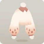 キノコ模様のブラウス