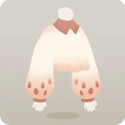 キノコ模様のブラウス