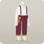 クラシカルなサスペンダーパンツ
