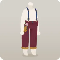 クラシカルなサスペンダーパンツ