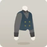 シックなシャツとベスト