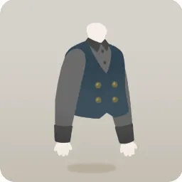 シックなシャツとベスト