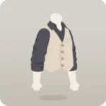 職人のシャツとベスト