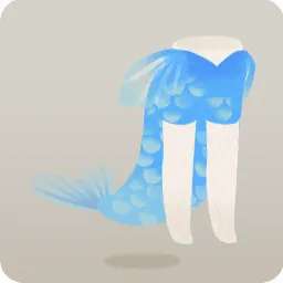 人魚の着ぐるみ・アクアブルー
