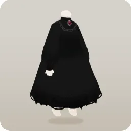 あやしげなブラックワンピ