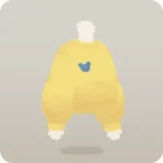 ワンポイントイエロートレーナー