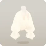 フレアスリーブホワイトブラウス