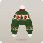 クリスマスグリーンセーター