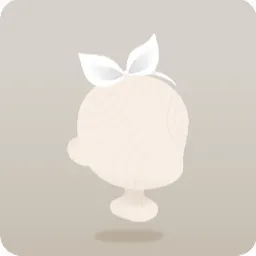 白いカチューシャリボン