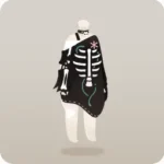 パンクな骨モチーフの服