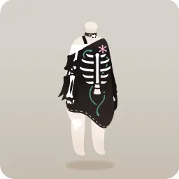 パンクな骨モチーフの服