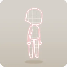 光るネオン体・ピンク