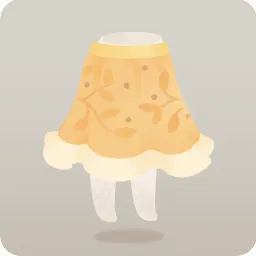 クリスマスリーフスカート