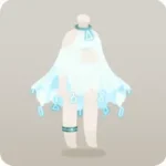 遺跡で出会った少女のワンピ