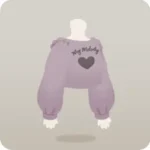 グレイッシュパープルトップス