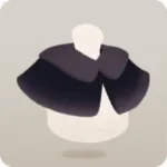 黒い着物ケープ