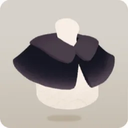 黒い着物ケープ