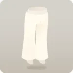 フレアホワイトパンツ