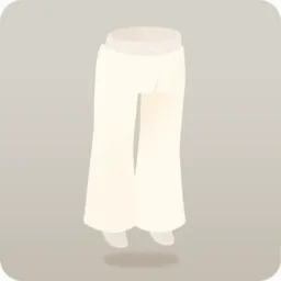 フレアホワイトパンツ