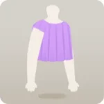 ニットタンクトップ・紫