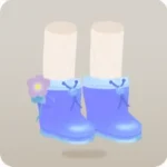 お花付き長靴