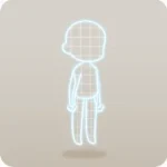 光るネオン体・ブルー
