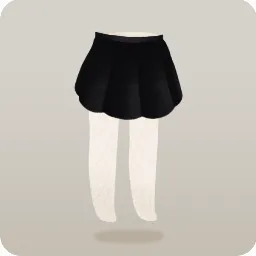 クールなベロアスカート