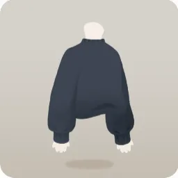 シンプルネイビーニット