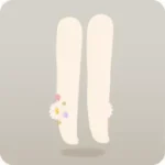花咲く白タイツ