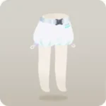 ホワイトバルーンパンツ