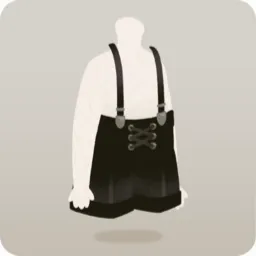 観客のハーフパンツ・黒