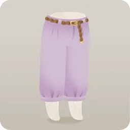 リネンのナチュラルパンツ