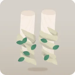 からまる木の根