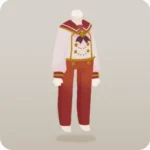 寮生の朝焼け空セーラー服