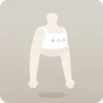 砂世界のホワイトトップス