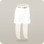 淡色のスクールパンツ