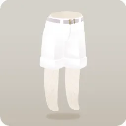 淡色のスクールパンツ