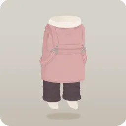 エプロン付きボトムス